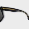 Fendi FE40101I 01A Women's Black Square Frame Sunglasses w/ Pouch (SPG064251)