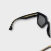 Fendi FE40101I 01A Women's Black Square Frame Sunglasses w/ Pouch (SPG064251)