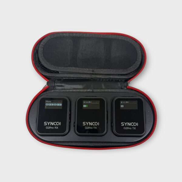 SYNCO Wireless Lavalier Mic System, G2(A2) PRO Dual Channel 656FT (SPG064290)