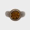 Andrea Candela 18K & Sterling Silver Citrine Stone Ring - Size 7 (SPG043439)