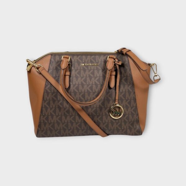 Michael Kors Ciara MD Messenger Monogram Satchel Handbag (SPG049182)