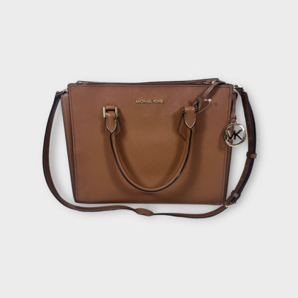 MICHAEL KORS Hope Leather Satchel Messenger Bag (SPG058894)