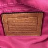 COACH Khaki & Pink Signature Stripe Tote A1076-F13548 (SPG050336)
