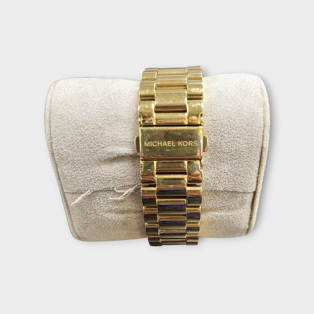 Michael Kors MK6538 Women's Bradshaw Quartz Gold Dial Watch (SPG064496)