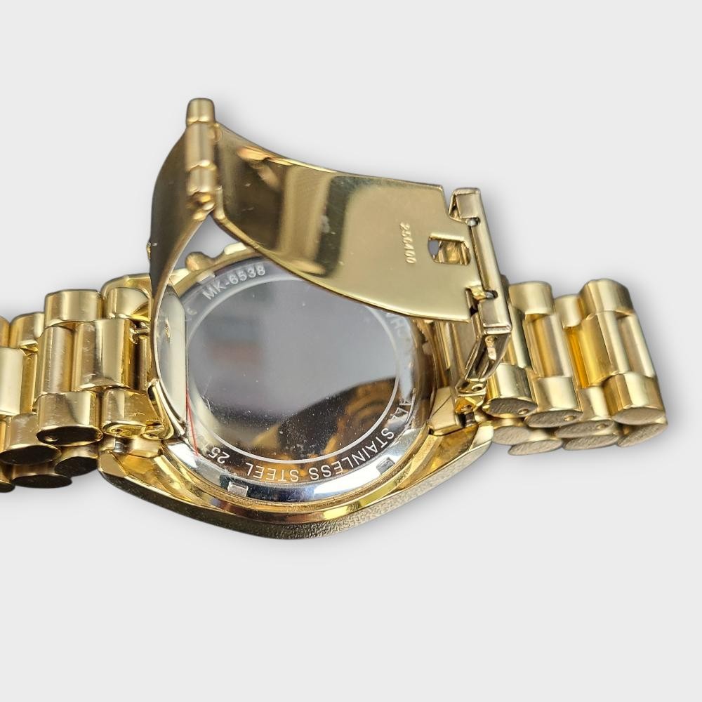 Michael Kors MK6538 Women's Bradshaw Quartz Gold Dial Watch (SPG064496)