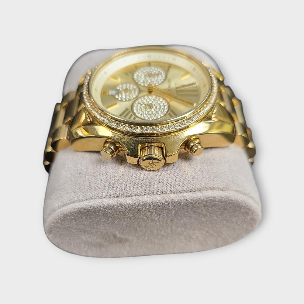 Michael Kors MK6538 Women's Bradshaw Quartz Gold Dial Watch (SPG064496)