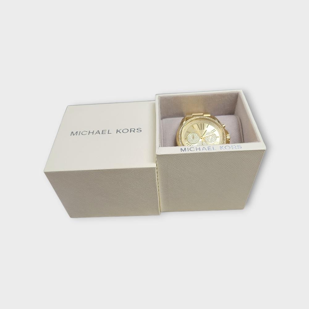 Michael Kors MK6538 Women's Bradshaw Quartz Gold Dial Watch (SPG064496)