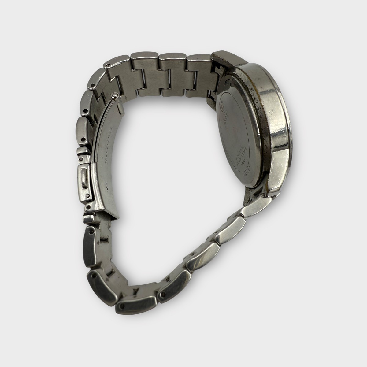 GUESS Women's U0329L1 Crystal-Accented Stainless Steel Watch (SPG048724)