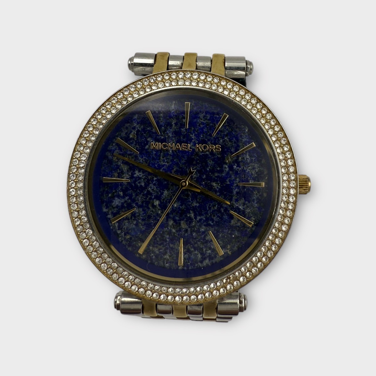 Michael Kor's Darci Blue Women's MK-3401 Gold Two-Tone Watch (SPG046954)