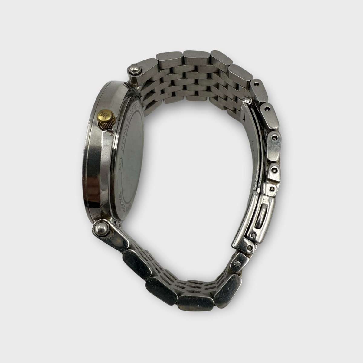 Michael Kor's Darci Blue Women's MK-3401 Gold Two-Tone Watch (SPG046954)