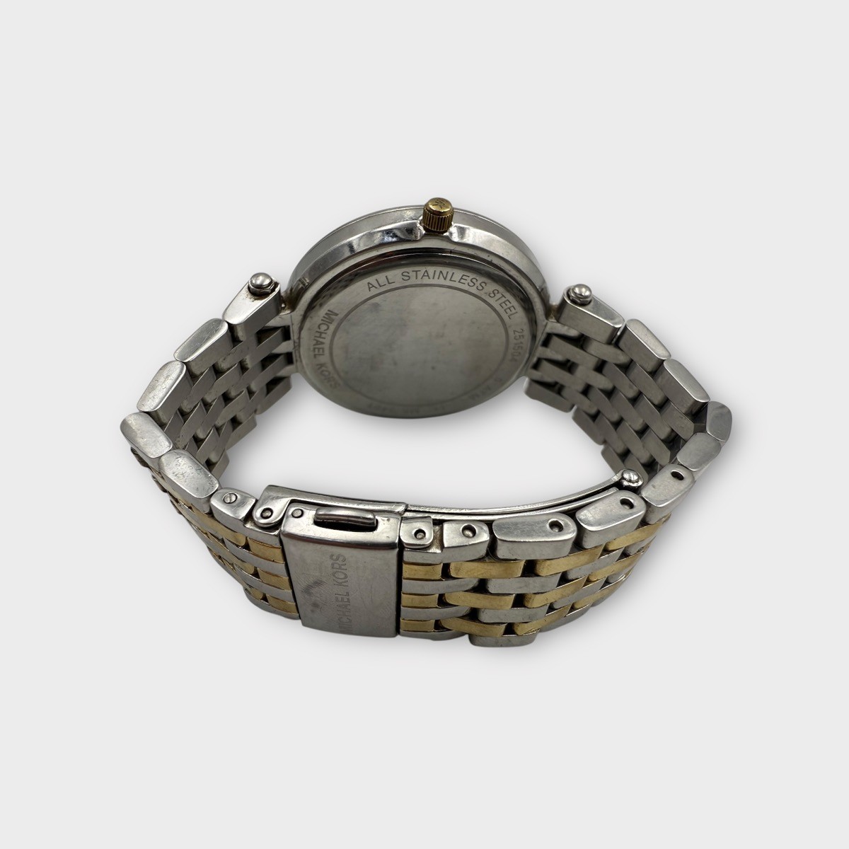 Michael Kor's Darci Blue Women's MK-3401 Gold Two-Tone Watch (SPG046954)