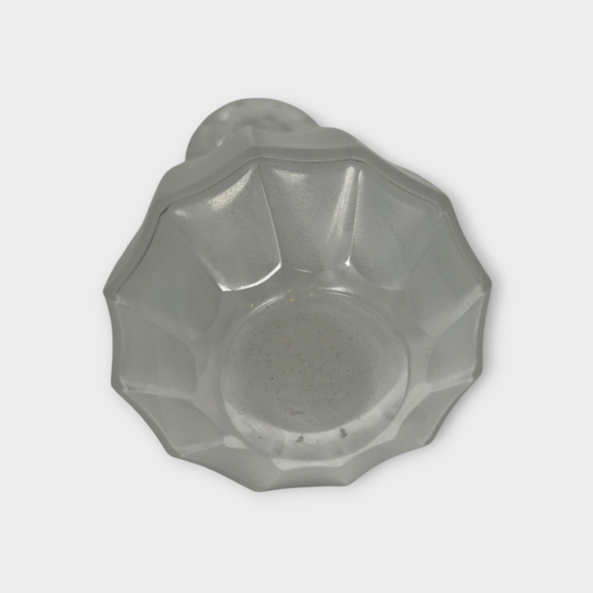 Lalique "Oeillets" Carnation Pattern Clear & Frosted Glass Vase (SPG050050)