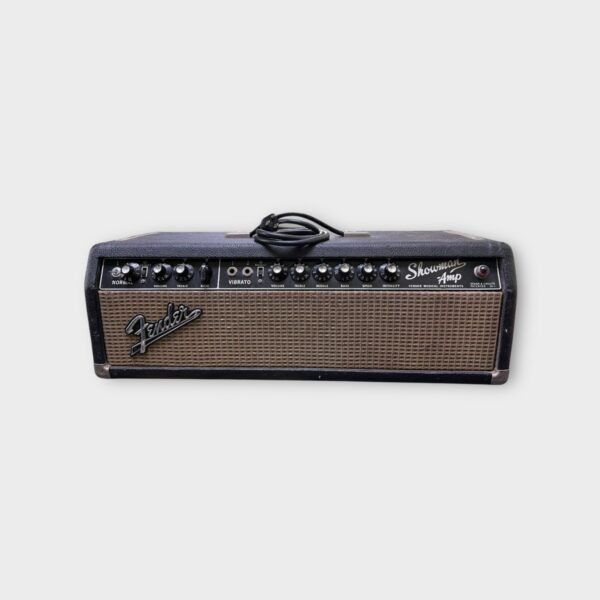 1965 Modded Fender Showman Blackface Tube Amp Head Model AB763 (SPG063677)