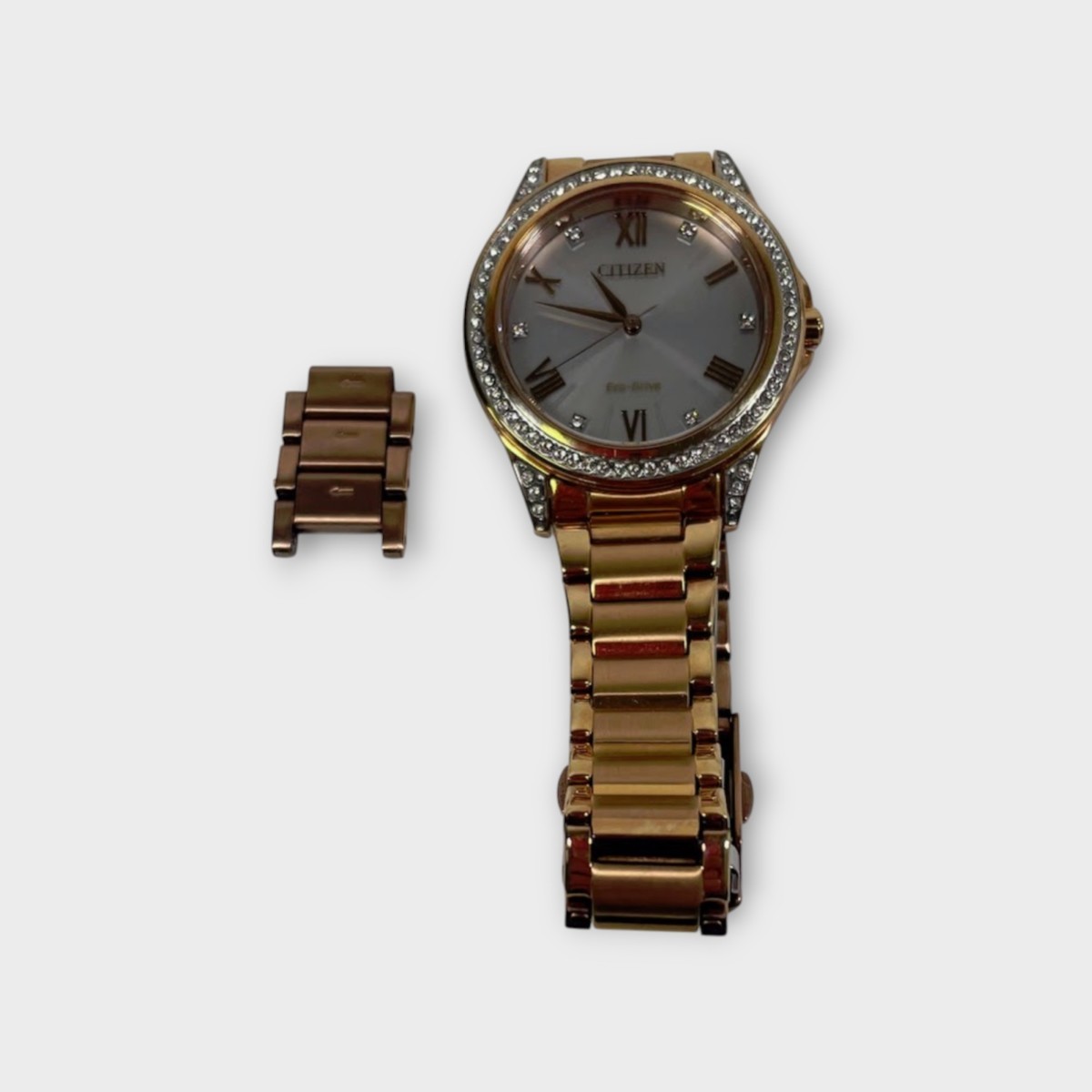 Citizen E031-S094691 Eco-Drive Crystal Rose Gold Ladies Watch (SPG063930)