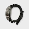 Casio G-Shock Black DW 6900 White Gold Alloy Iced Out Diamond Watch (SPG064243)