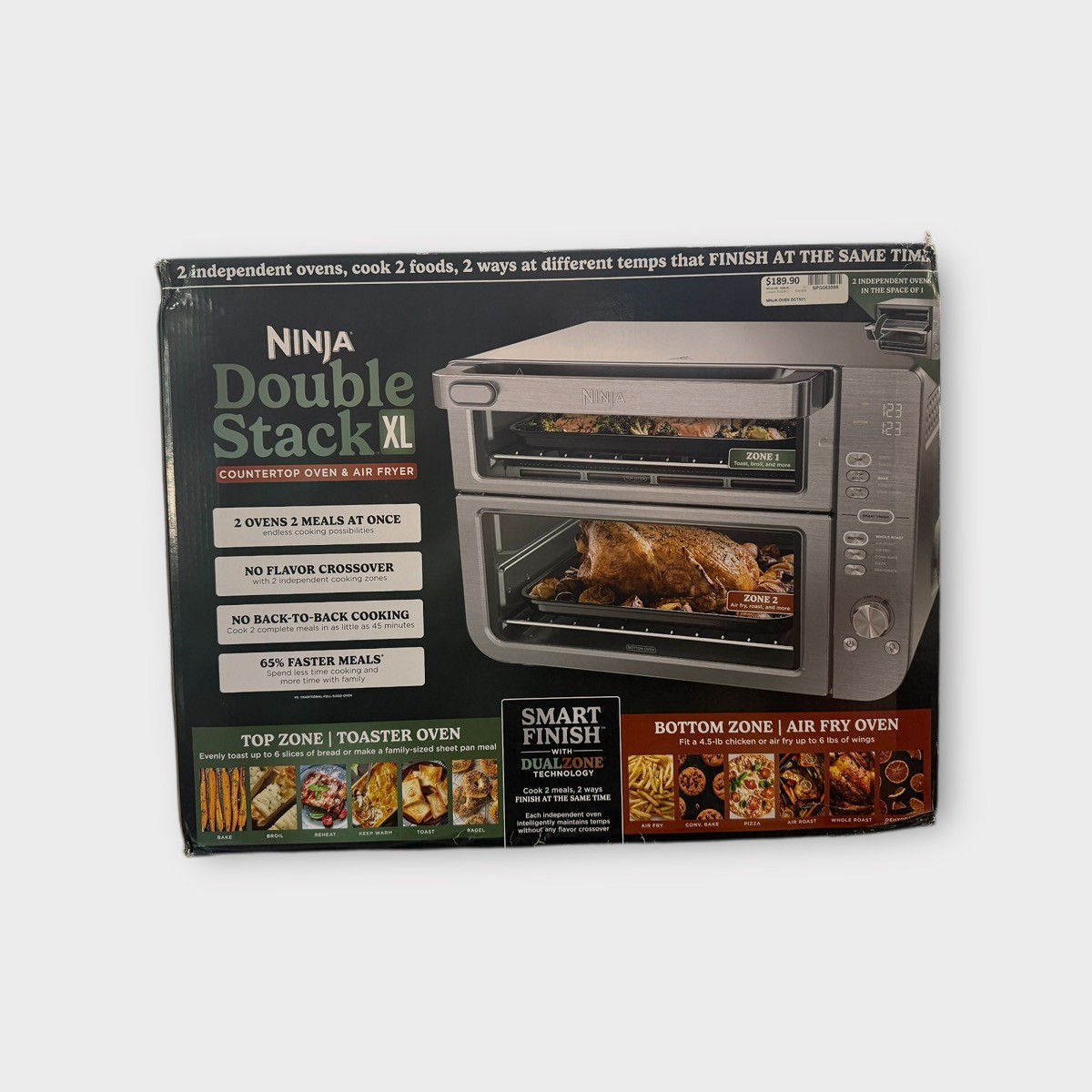 Ninja (DCT651) Double Stack XL Oven & Air Fryer w/ Pro Cook System (SPG063599)