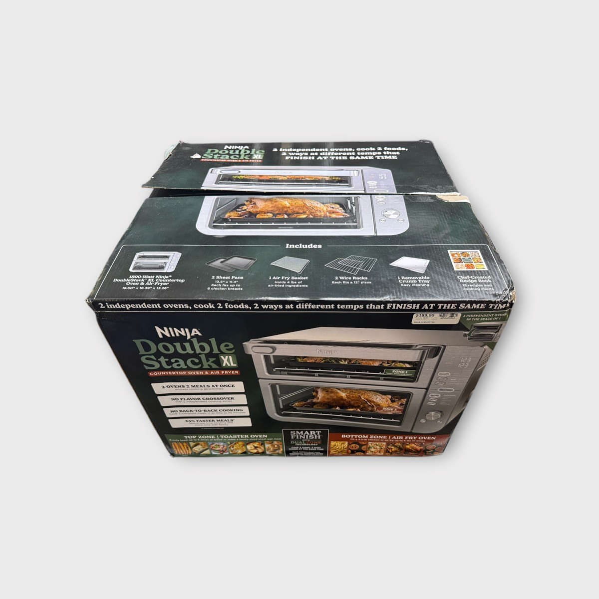 Ninja (DCT651) Double Stack XL Oven & Air Fryer w/ Pro Cook System (SPG063599)