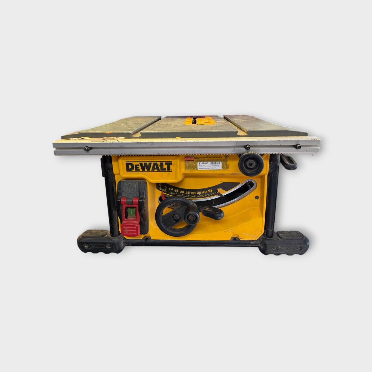 DEWALT DWE7485R 15A 8-1/4" Corded Table Saw (Pickup Only) READ Ad (SPG064533)