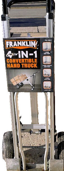 FRANKLIN 4-in-1 Convertible Hand Truck, 500 lb./800 lb./1000 lb. Capacity