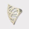 Lady's Silver Ring CZ Criss Cross 4.9dwt Sz:7.5 (SPG052357)