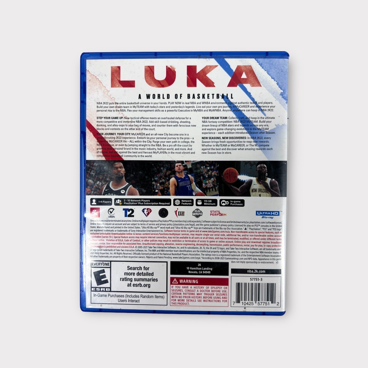 SONY NBA 2K22 - PS5 (SPG058278)