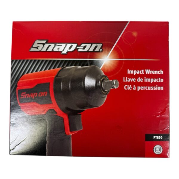 Snap-On PT850 Pneumatic 1/2" Drive Air Impact Wrench Tool (Red)