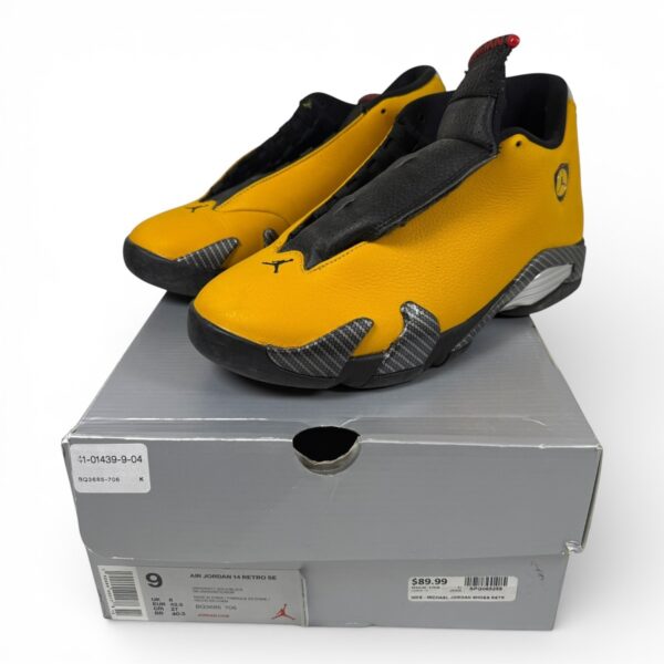 Air Jordan 14 Retro SE BQ3685 706 University Gold/Black Size 9 (SPG065259)
