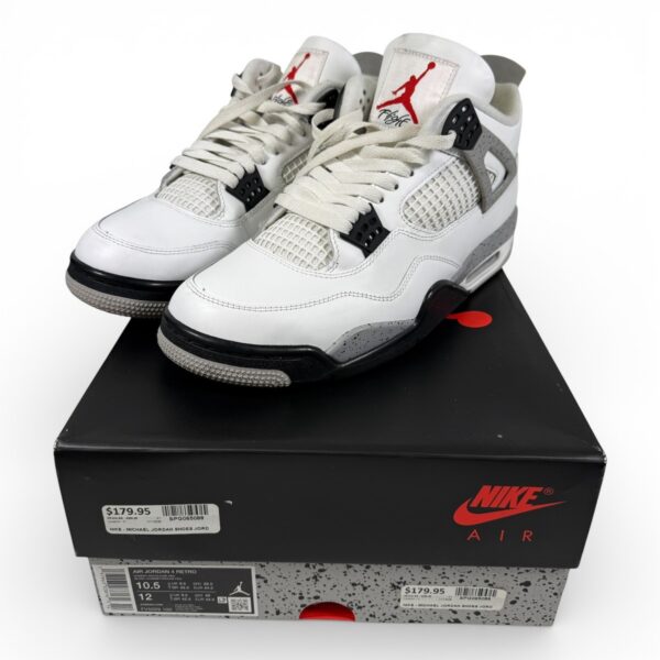 Size 10.5M - Air Jordan 4 Retro White Cement (2025) FV5029-100 (SPG065088)