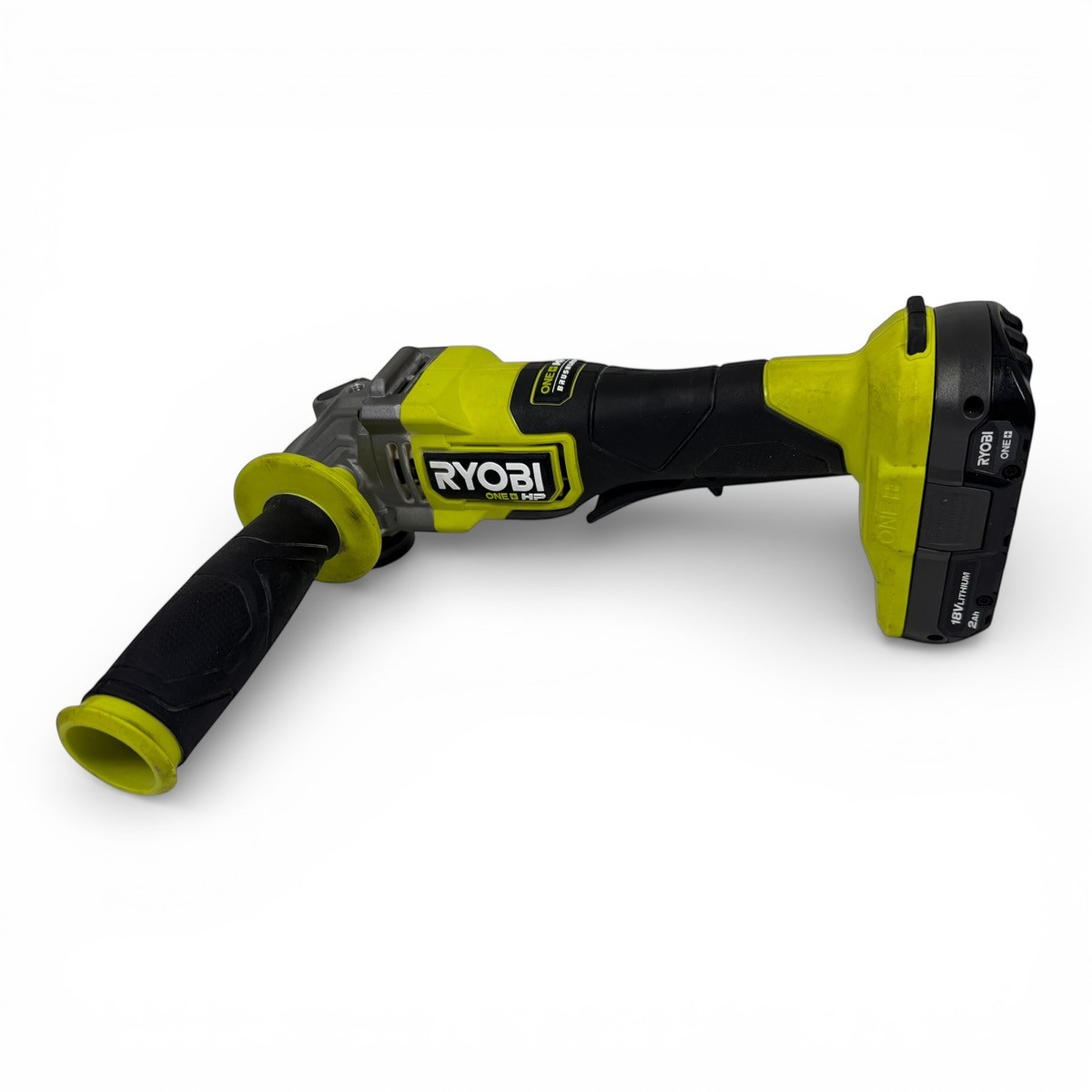 RYOBI ONE+ HP 18V Brushless Cordless 4-1/2 in. Angle Grinder w/ 2ah (SPG065187)