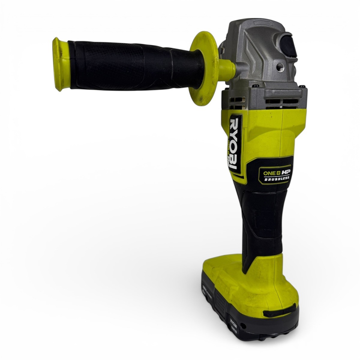 RYOBI ONE+ HP 18V Brushless Cordless 4-1/2 in. Angle Grinder w/ 2ah (SPG065187)