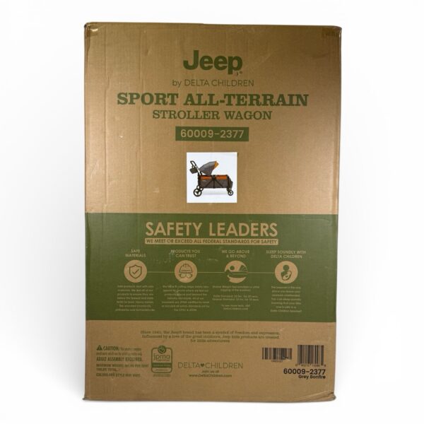 Jeep Sport All-Terrain Stroller Wagon by Delta Children, Includes Canopy NEW!