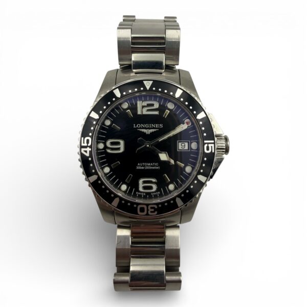 LONGINES HYDRO CONQUEST L3.741.4 Date Black Dial Automatic Men's Wat (SPG065283)