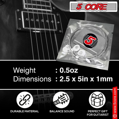 5 Core Bass Guitar Strings Brass Phosphor Bronze Extra Light Gauge - Image 6