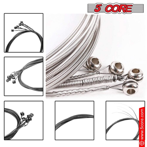 5 Core Bass Guitar Strings Brass Phosphor Bronze Extra Light Gauge - Image 19