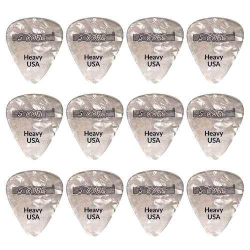5Core Guitar Picks 0.96Mm Celluloid Heavy Gauge Pick - Acoustic