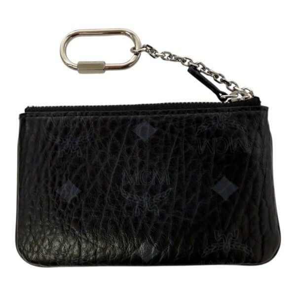 MCM Mini Key Pouch In Visetos Original (Black) (SPG065153)