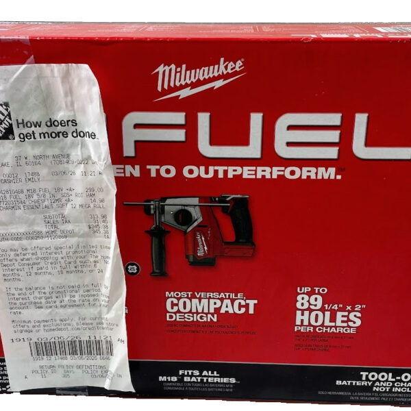 Milwaukee 2908-20 M18 FUEL SDS Plus 5/8" Rotary Hammer Drill *TOOL ONLY*