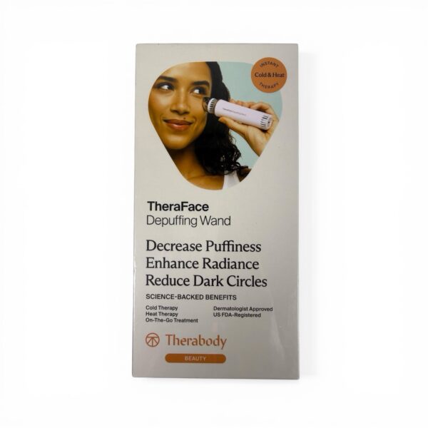 Therabody TheraFace Depuffing Wand Cold & Heat Facial Skincare Tool NEW