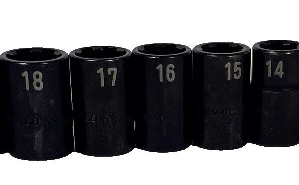 Matco SCPMA12R 1/2" Drive 12Pc. Metric Pro Non-Slip Impact Socket Set