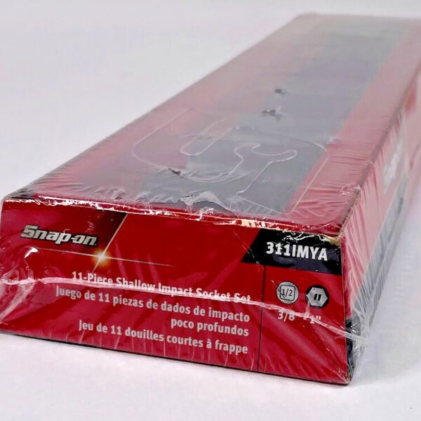 Snap-On 311IMYA 11pc 1/2"drv 6pt SAE Shallow Impact Socket Set 3/8-1"