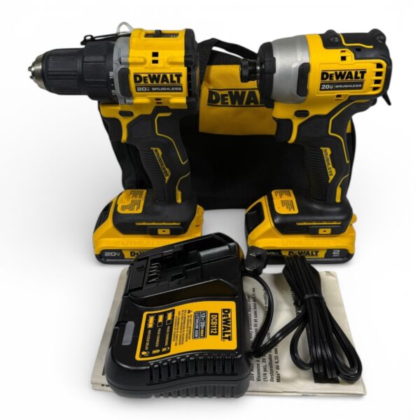 DEWALT DCK225D2 ATOMIC 20V MAX Brushless Compact Impact & Drill Comb (SPG065188)