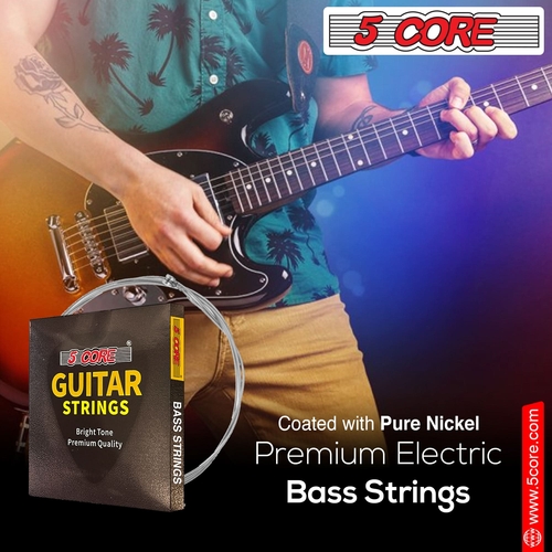 5 Core Bass Guitar Strings Brass Phosphor Bronze Extra Light Gauge - Image 16