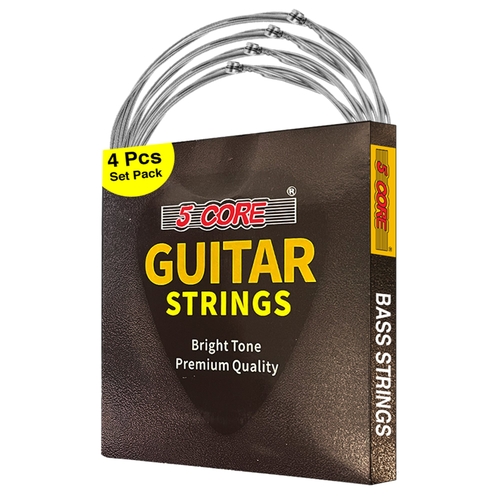 5 Core Bass Guitar Strings Brass Phosphor Bronze Extra Light Gauge