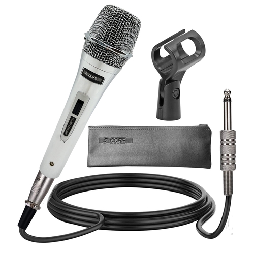 5Core XLR Microphone Dynamic Mic Karaoke Singing Studio Microfono