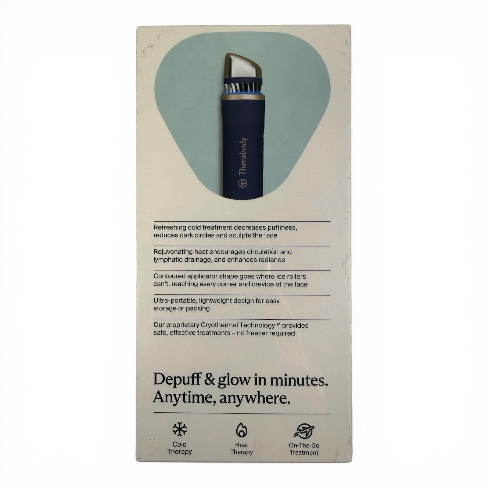 Therabody TheraFace Depuffing Wand- Indigo