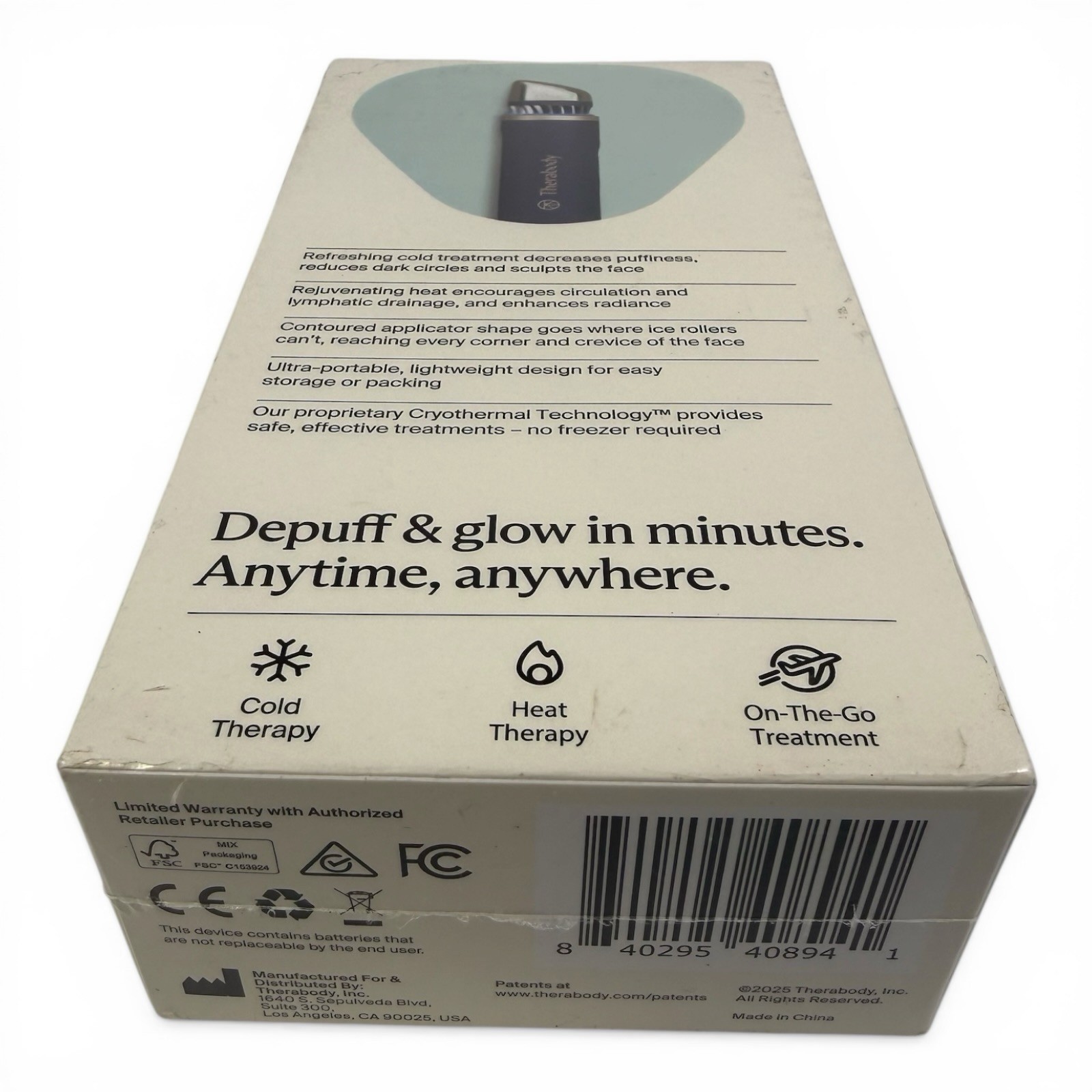 Therabody TheraFace Depuffing Wand- Indigo