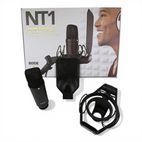 Rode NT1-KIT Cardioid Condenser Microphone with Shock Mount & Screen (SPG065564)