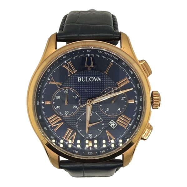 Bulova Men's Wilton Chronograph Quartz Blue Watch 46MM 97B170 (SPG065642)