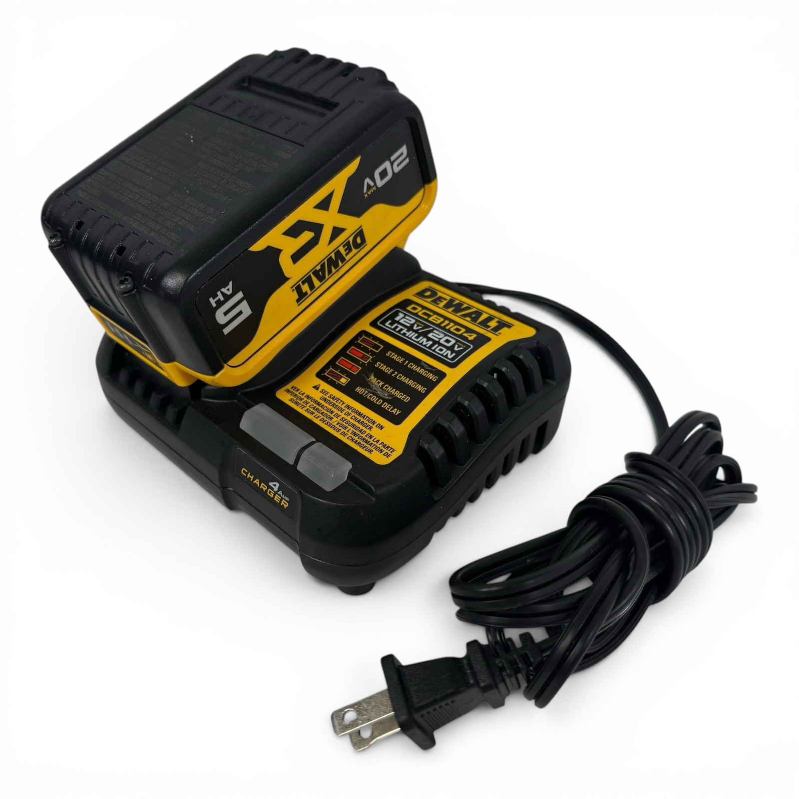 DeWalt DCB205-2C 20V MAX XR Premium Lithium-Ion 5Ah Starter Kit