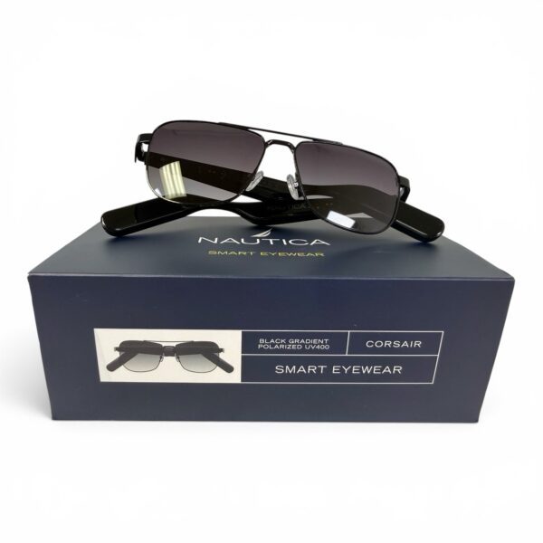 Nautica - Smart Eyewear Powered by Lucyd Black Gradient Polarized Lenses in Box
